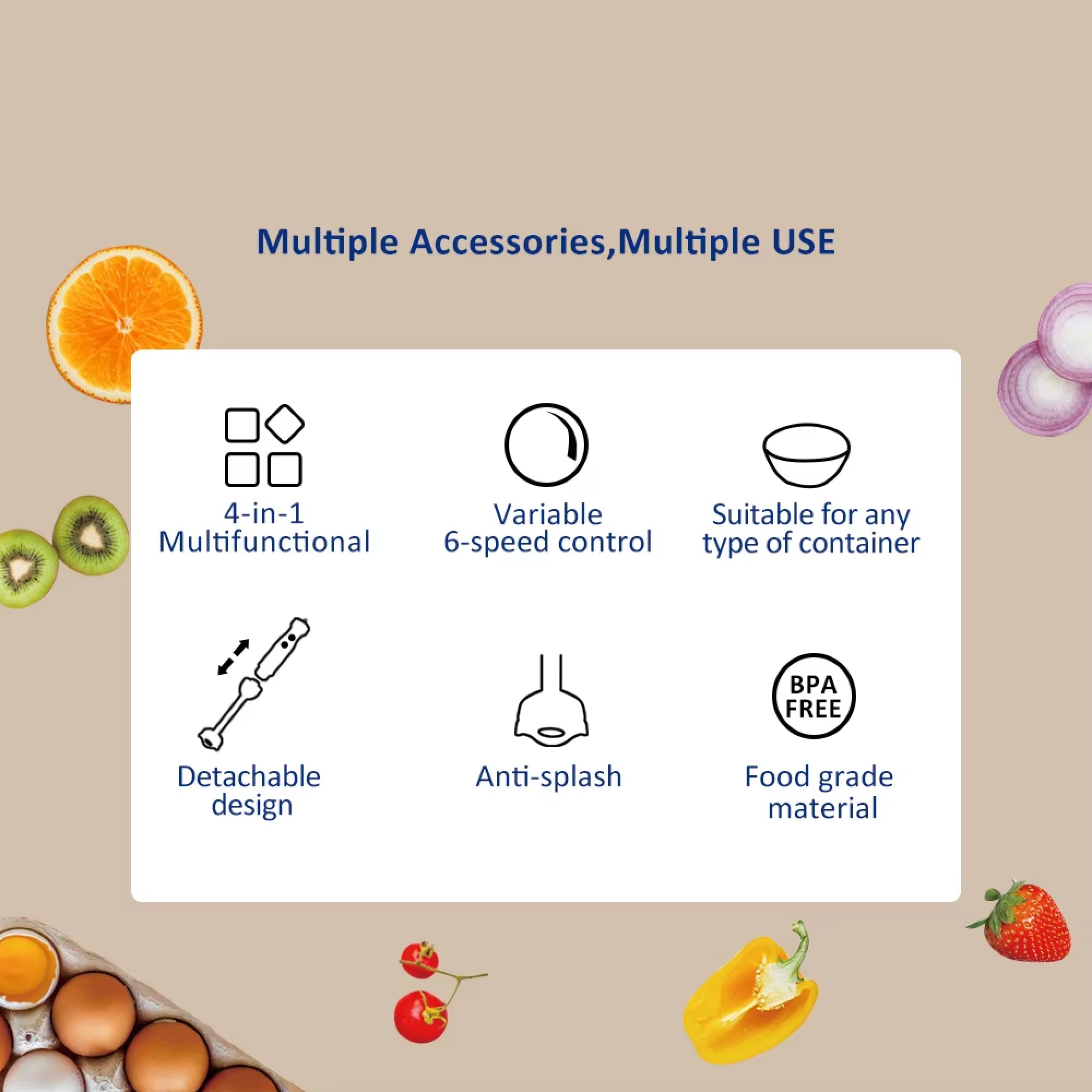 SpinyChef 1200W High-Performance Immersion Blender