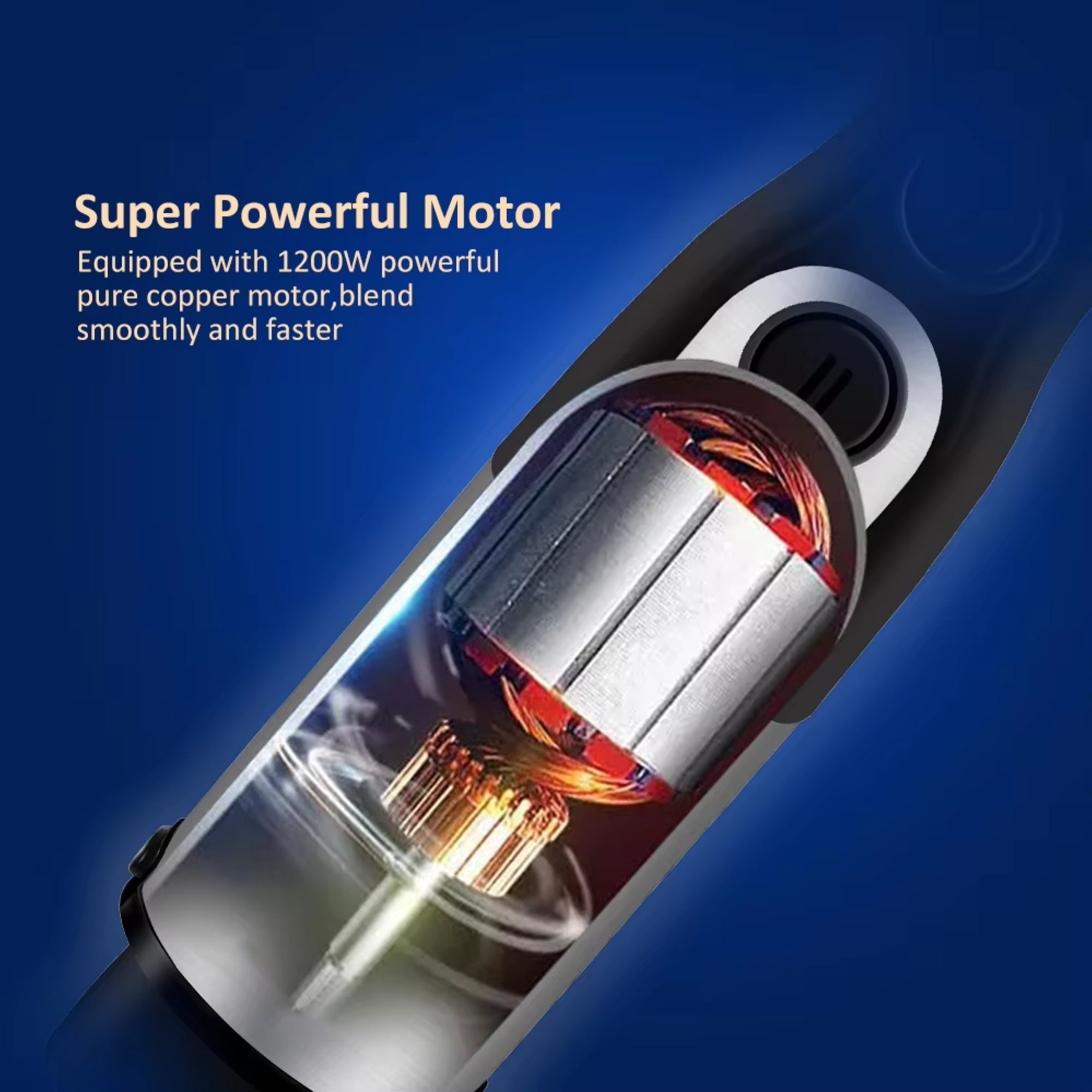 SpinyChef 1200W High-Performance Immersion Blender