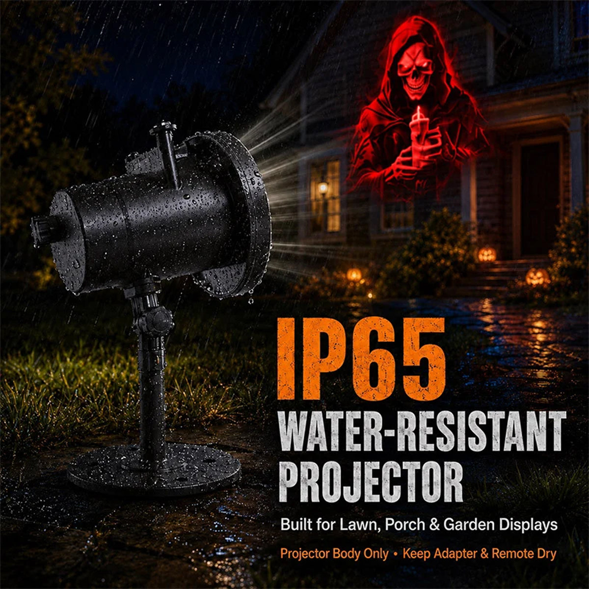 SpookoRay 3D Dynamic Halloween Light Projector