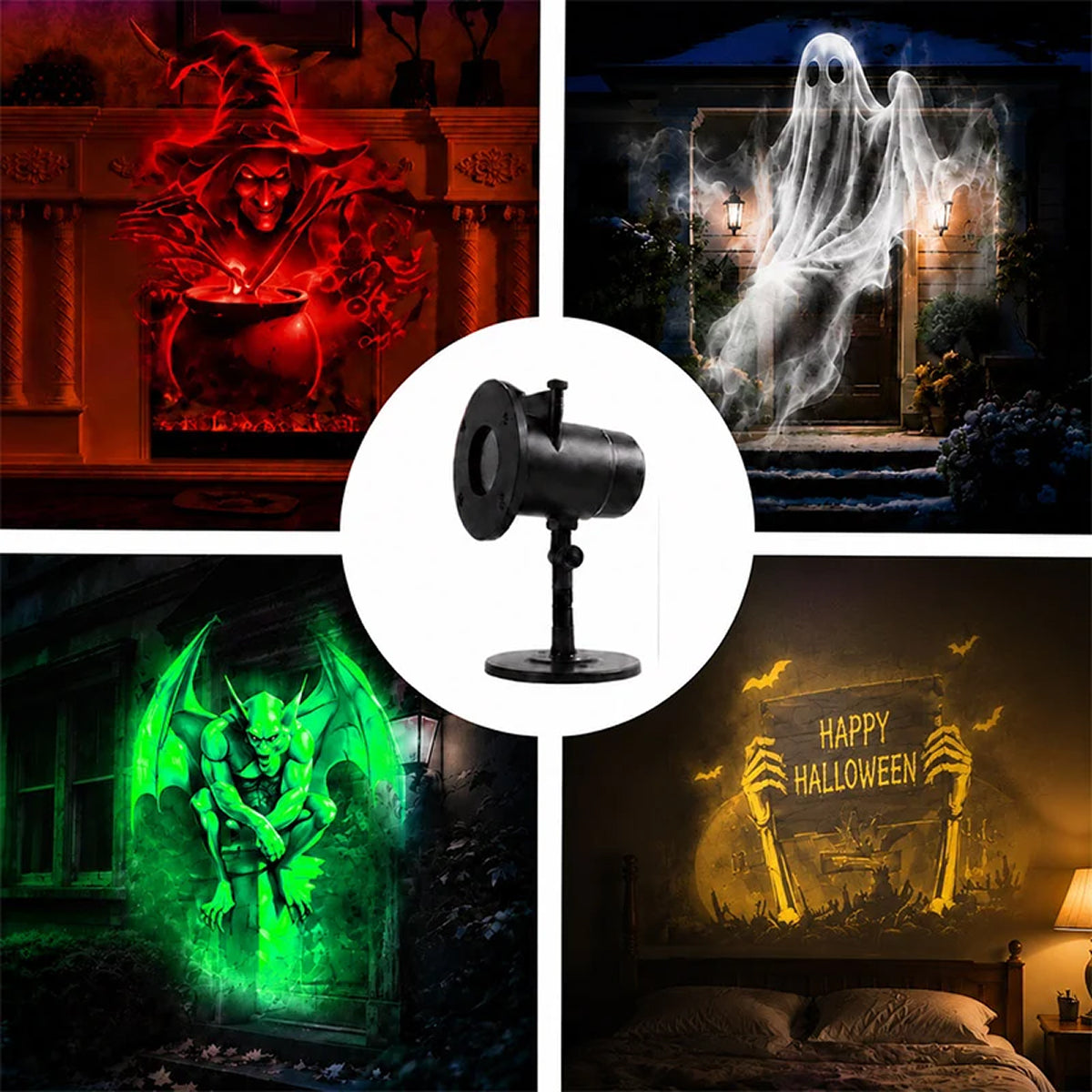 SpookoRay 3D Dynamic Halloween Light Projector