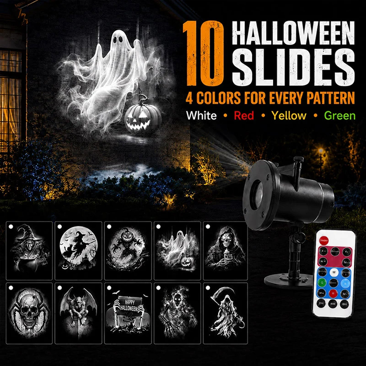 SpookoRay 3D Dynamic Halloween Light Projector