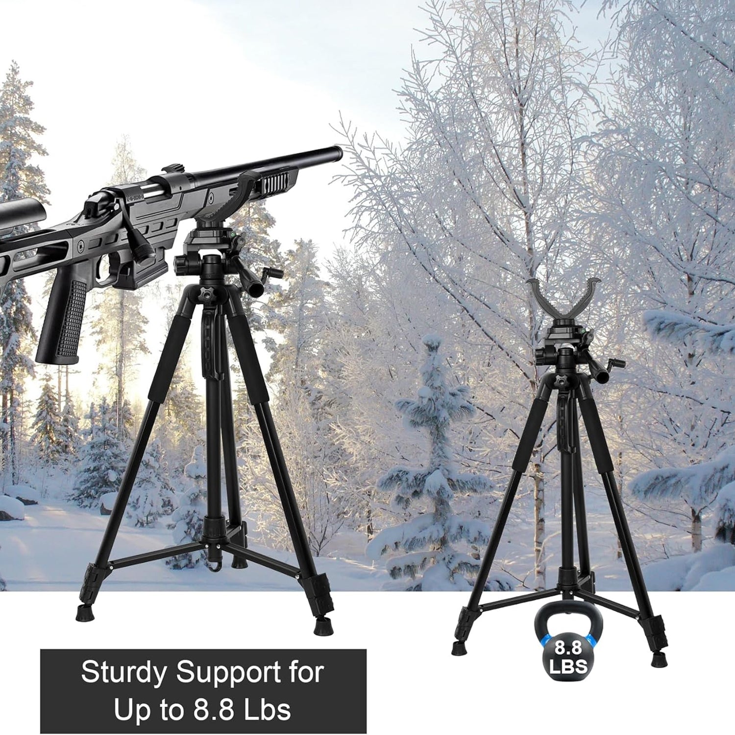 StalixPod Aluminum Hunting Tripod for Precision Shooting