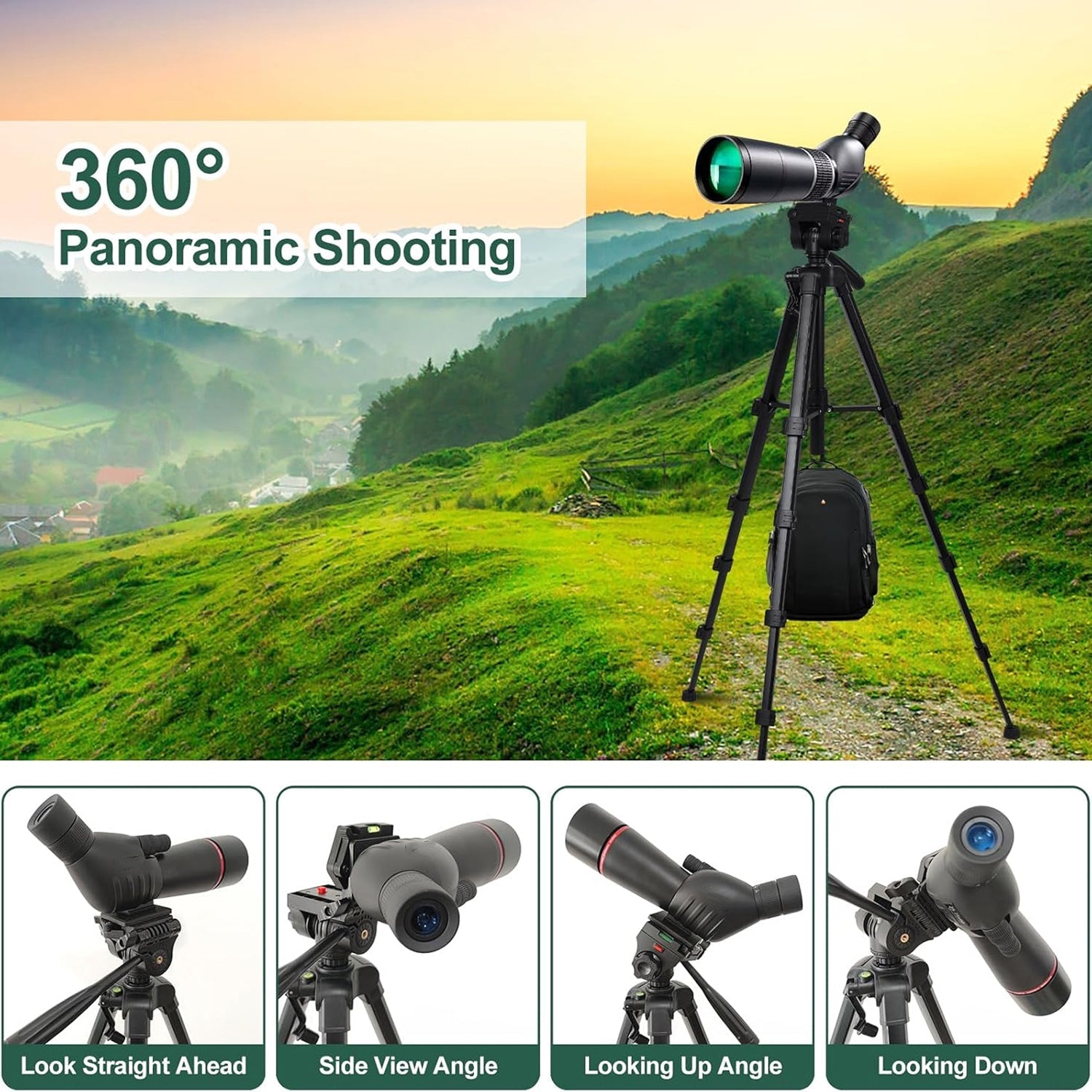 StalixPod Aluminum Hunting Tripod for Precision Shooting
