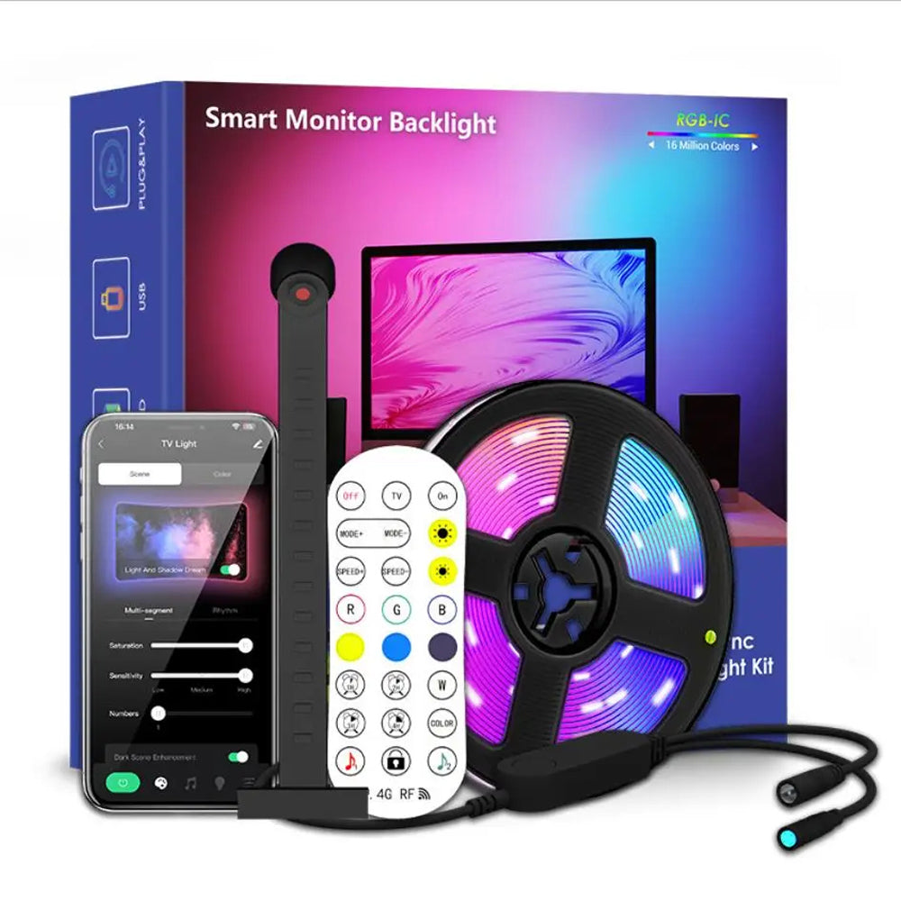 StripiQo Smart TV Backlight with Real-Time Camera Sync