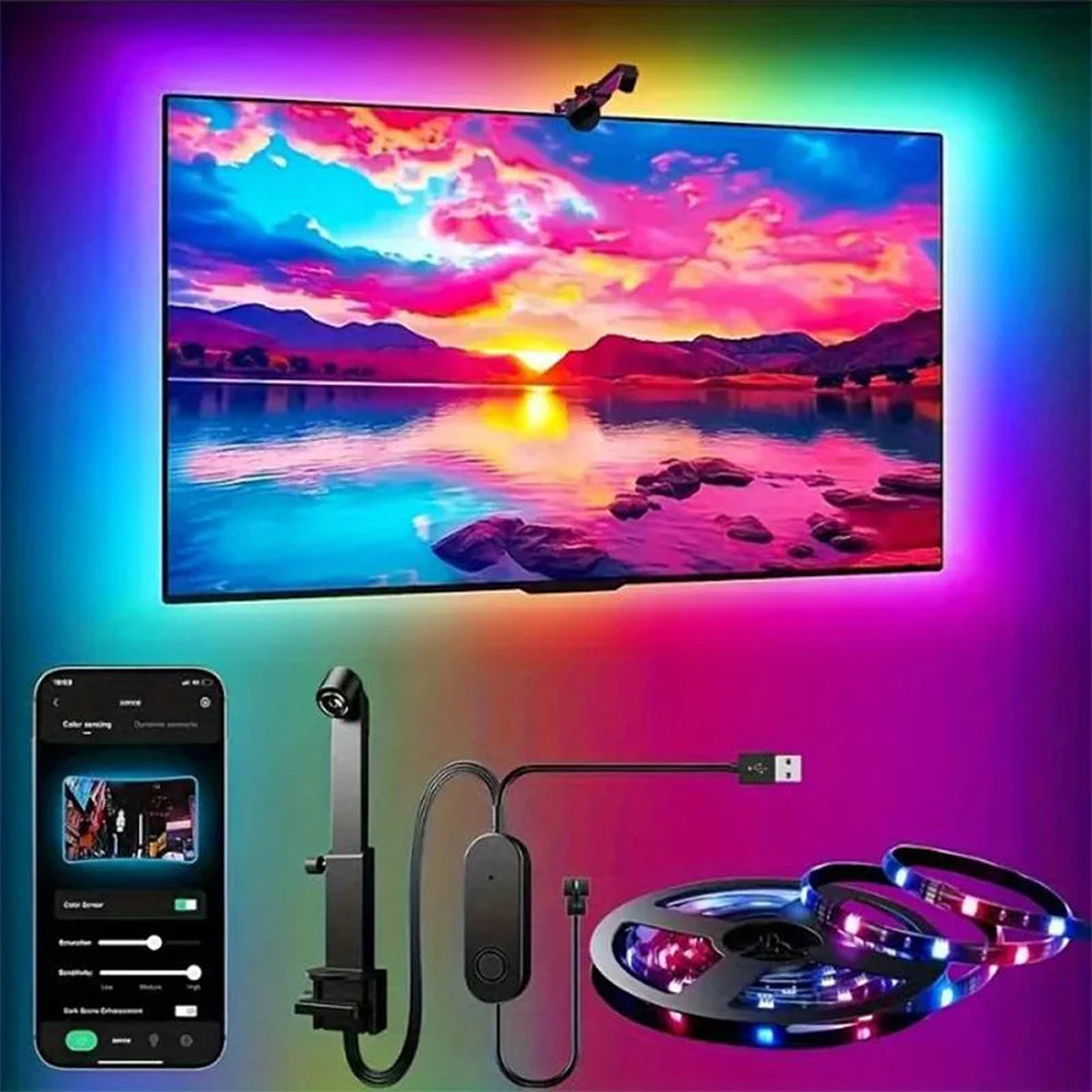 StripiQo Smart TV Backlight with Real-Time Camera Sync