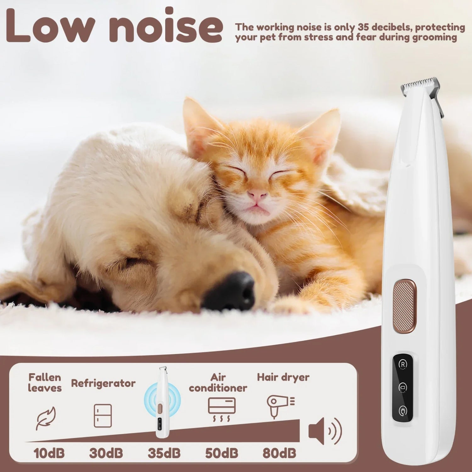 Tailseew LED Pet Nail Trimmer & Dog Paw Trimmer