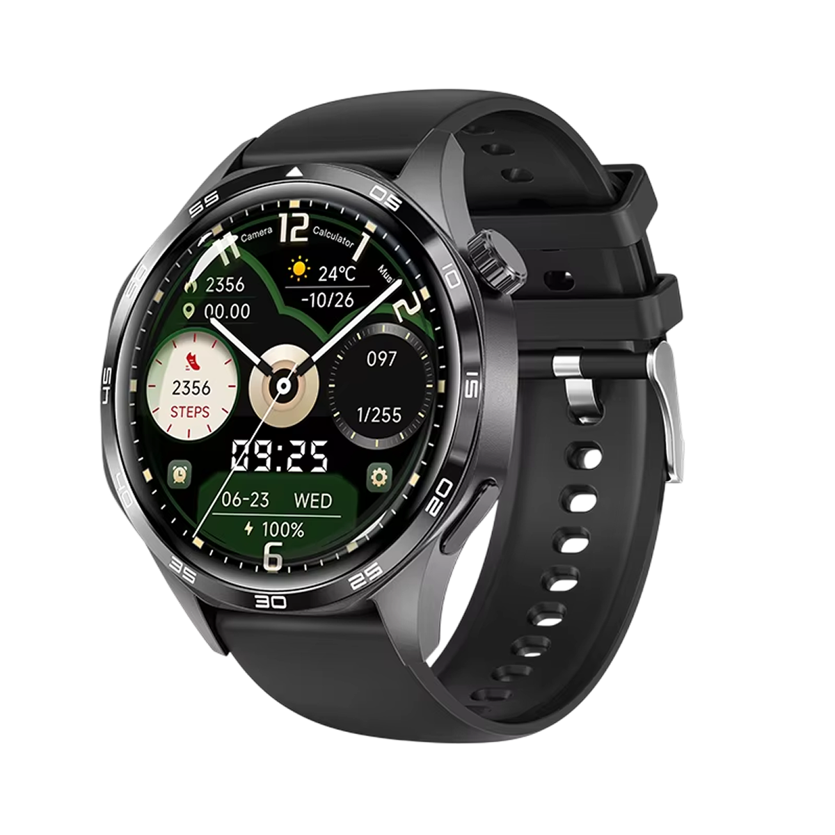 TempoJolie Rugged GPS Hiking Smartwatch with Bluetooth Calling