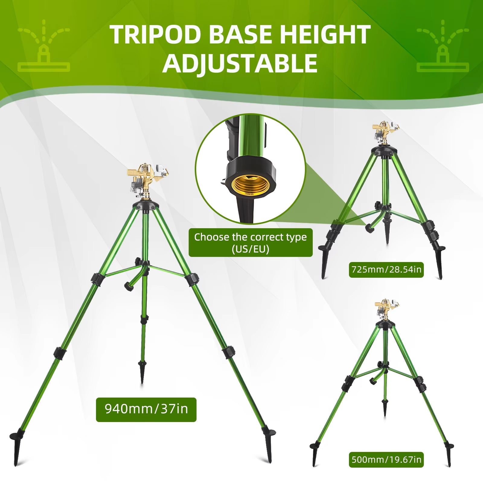 TerriPod Professional Sprinkler Tripod System