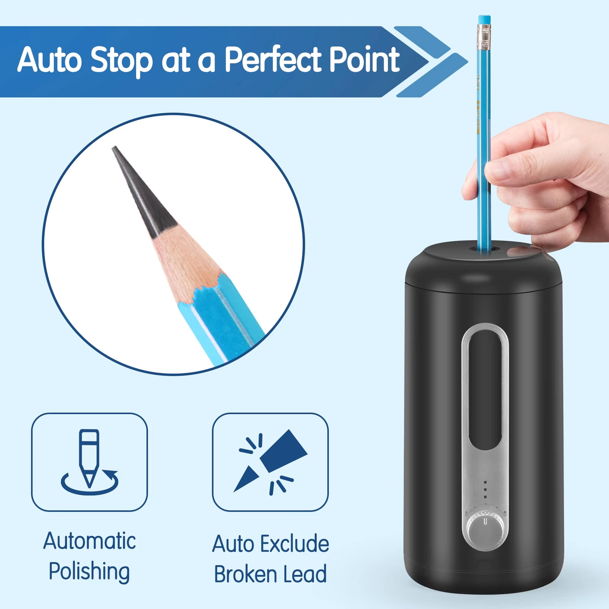 ThinerRal Automatic Electric Pencil Sharpener
