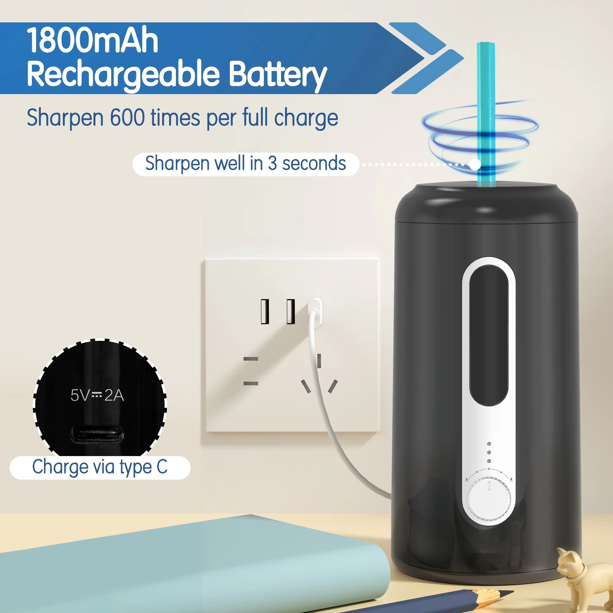 ThinerRal Automatic Electric Pencil Sharpener