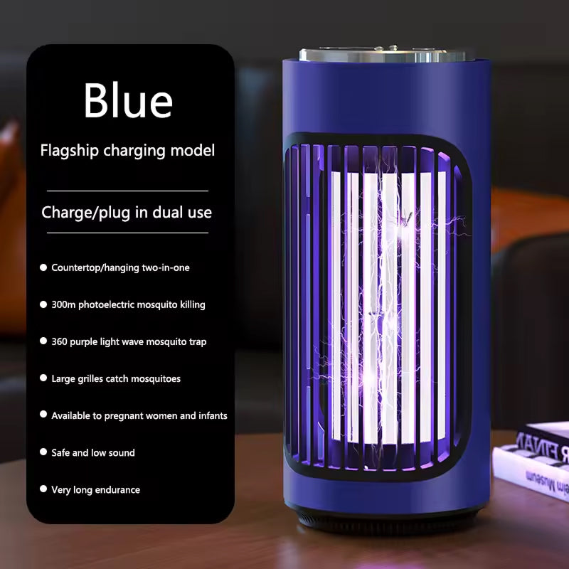 Trapiflix Portable 360 UV Light Bug Zapper and Insect Eliminator