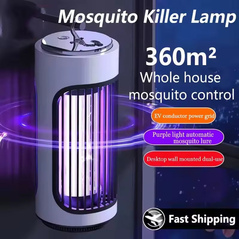 Trapiflix Portable 360 UV Light Bug Zapper and Insect Eliminator