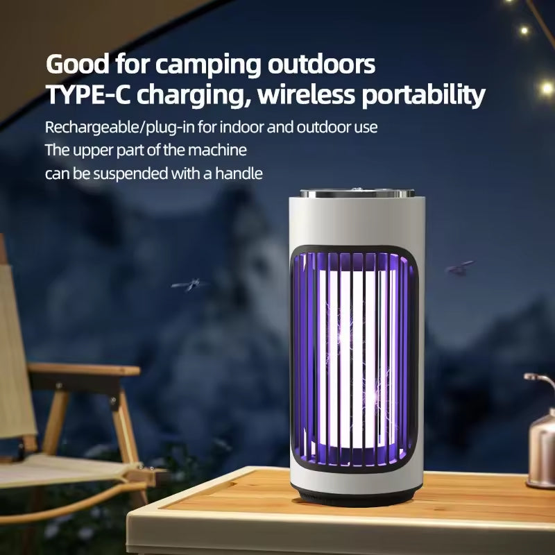 Trapiflix Portable 360 UV Light Bug Zapper and Insect Eliminator