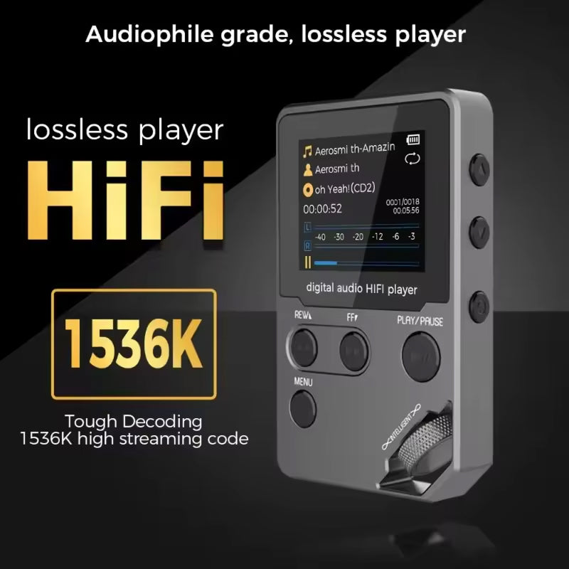 TuneZimp: Distraction-Free Simple MP3 Player with 50-Hour Battery
