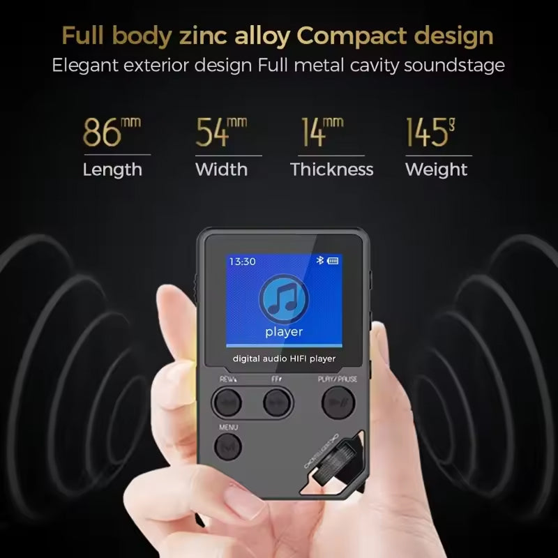 TuneZimp: Distraction-Free Simple MP3 Player with 50-Hour Battery