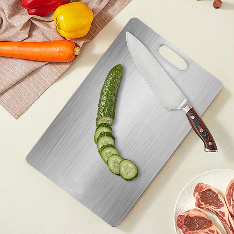 VediBocut Solid Titanium Cutting Board | Rapid Defrost & Antibacterial