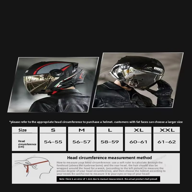 VeloComi Bluetooth Motorcycle Helmet - 3C Certified Safety & 800m Intercom
