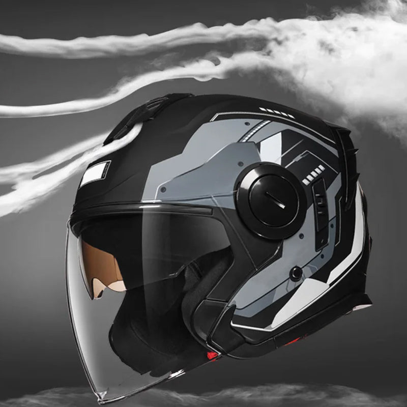 VeloComi Bluetooth Motorcycle Helmet - 3C Certified Safety & 800m Intercom