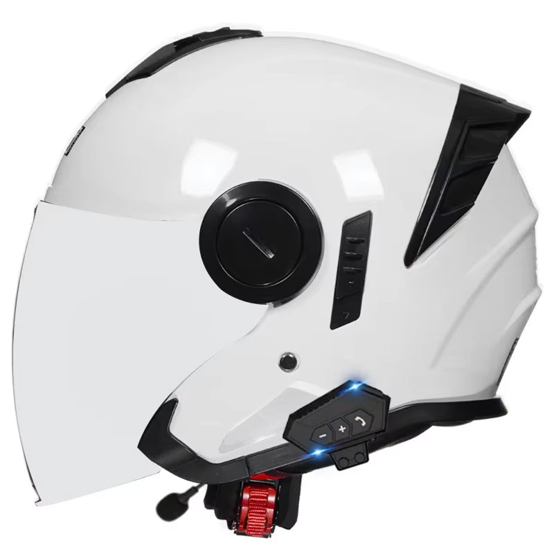VeloComi Bluetooth Motorcycle Helmet - 3C Certified Safety & 800m Intercom