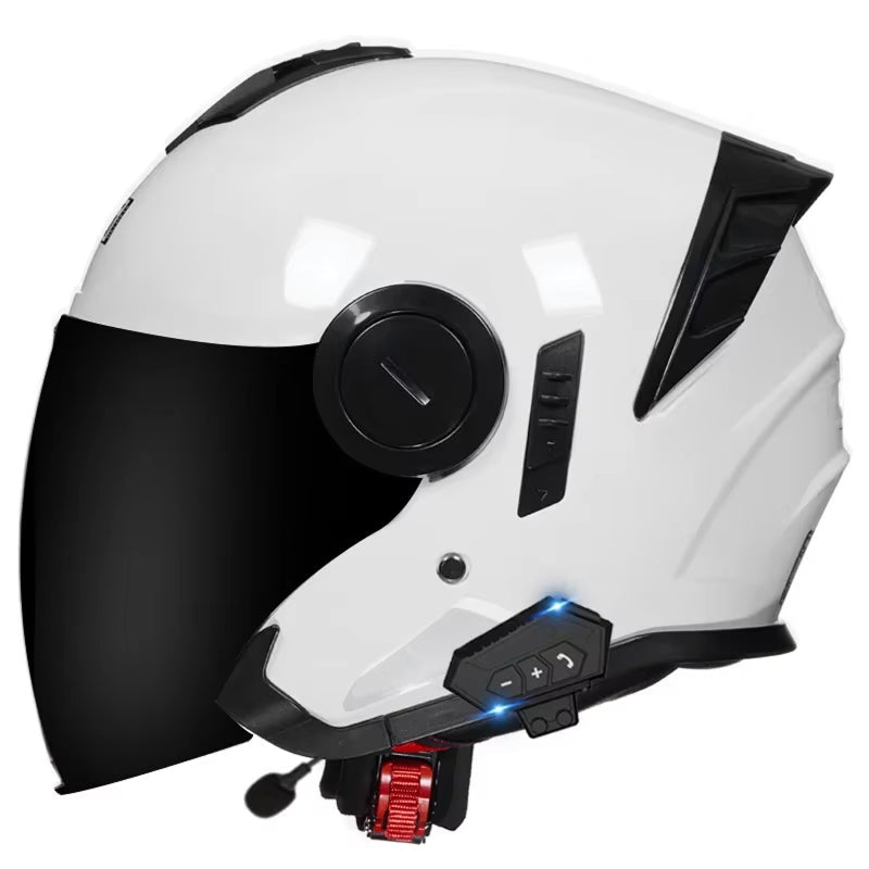 VeloComi Bluetooth Motorcycle Helmet - 3C Certified Safety & 800m Intercom