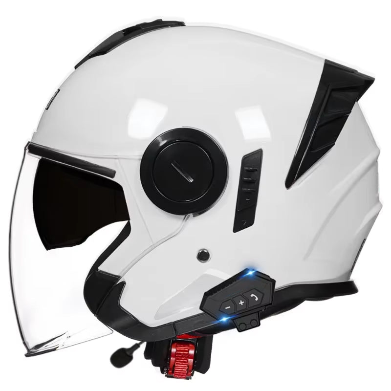 VeloComi Bluetooth Motorcycle Helmet - 3C Certified Safety & 800m Intercom
