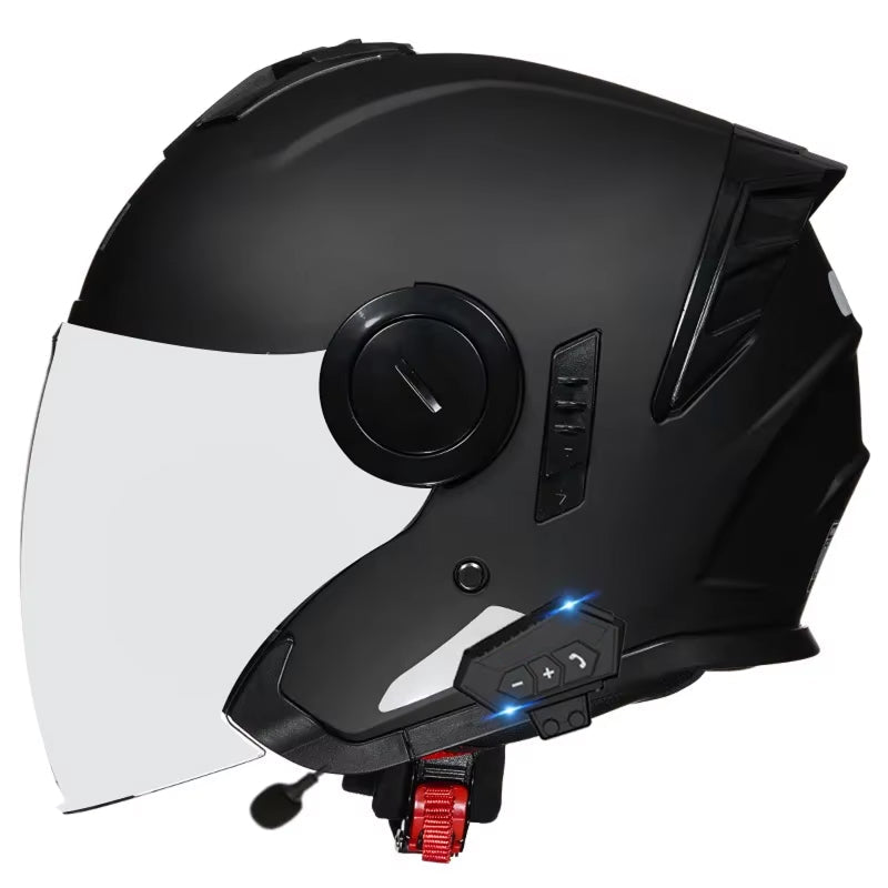 VeloComi Bluetooth Motorcycle Helmet - 3C Certified Safety & 800m Intercom