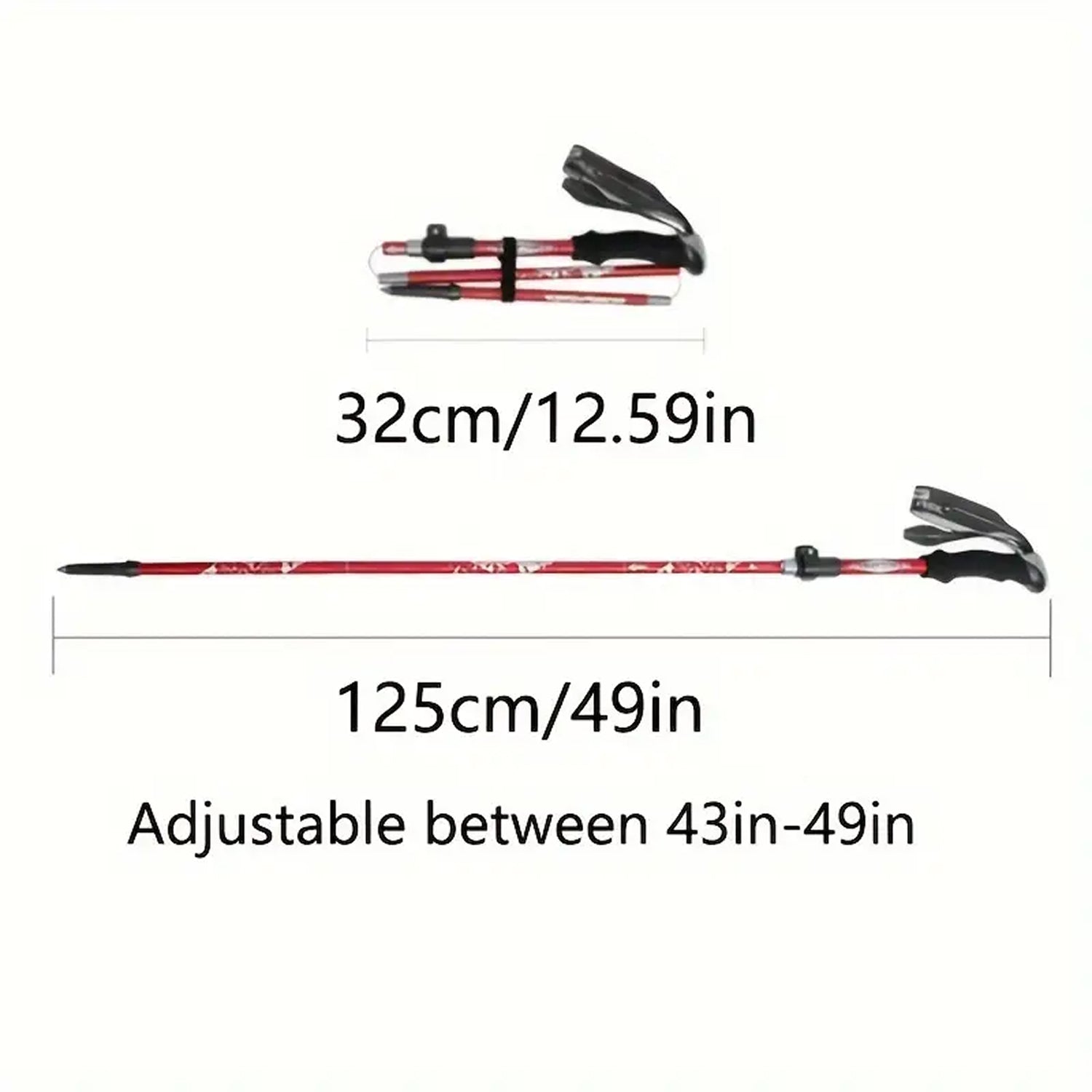 VertoTrek Collapsible Hiking Poles