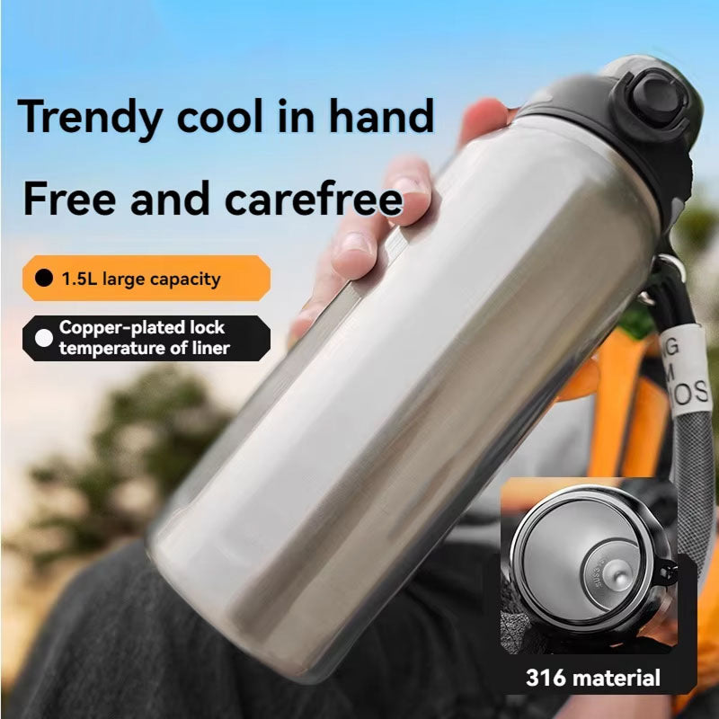 VesselStil 316 Stainless Steel Insulated Water Bottle - 24h Cold