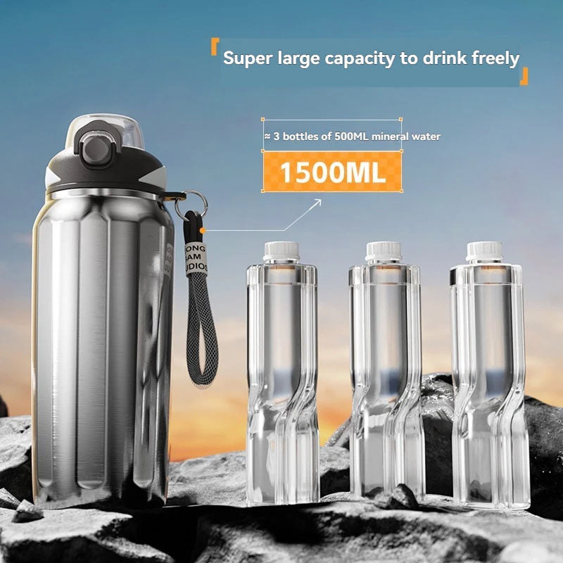 VesselStil 316 Stainless Steel Insulated Water Bottle - 24h Cold