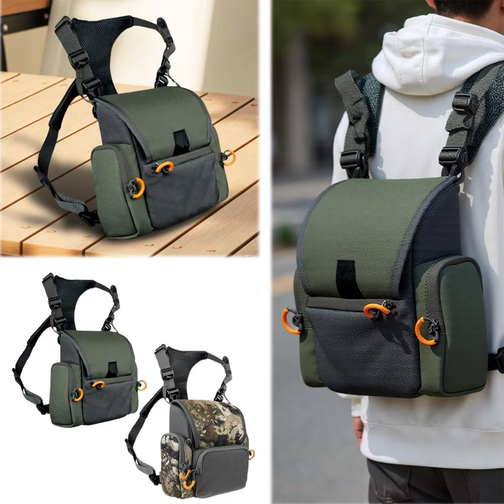 VexerBino Tactical Binocular Harness with Extra Pouch