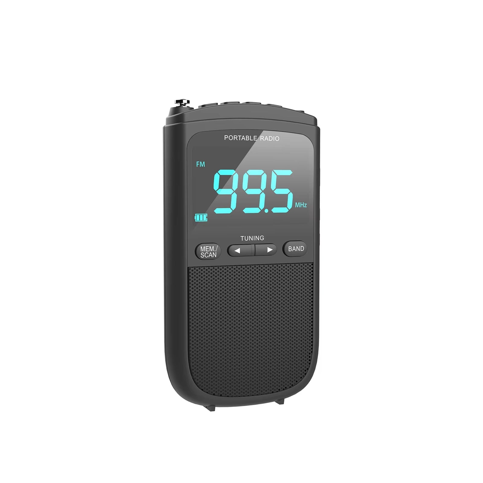 VibeOnic Portable AM/FM Emergency Radio with 10HR Battery
