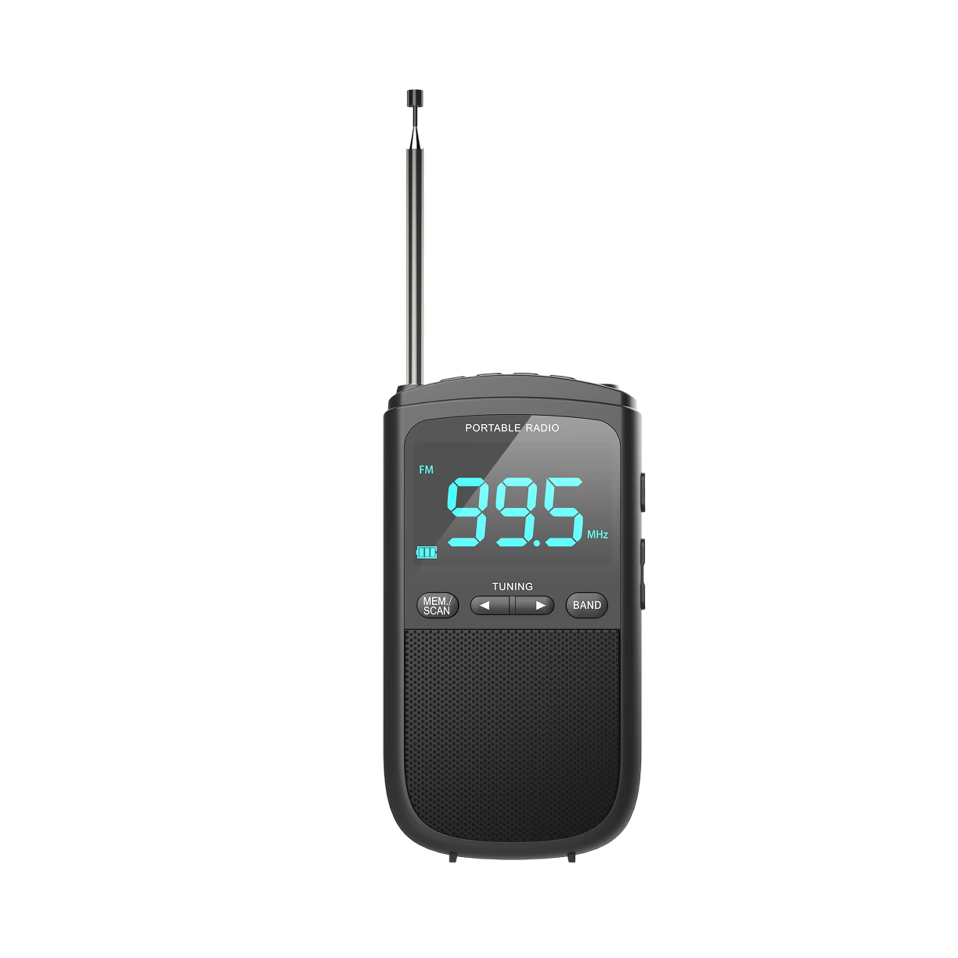 VibeOnic Portable AM/FM Emergency Radio with 10HR Battery