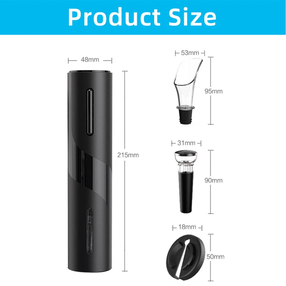 Vinoleap Rechargeable Electric Wine Opener with Foil Cutter
