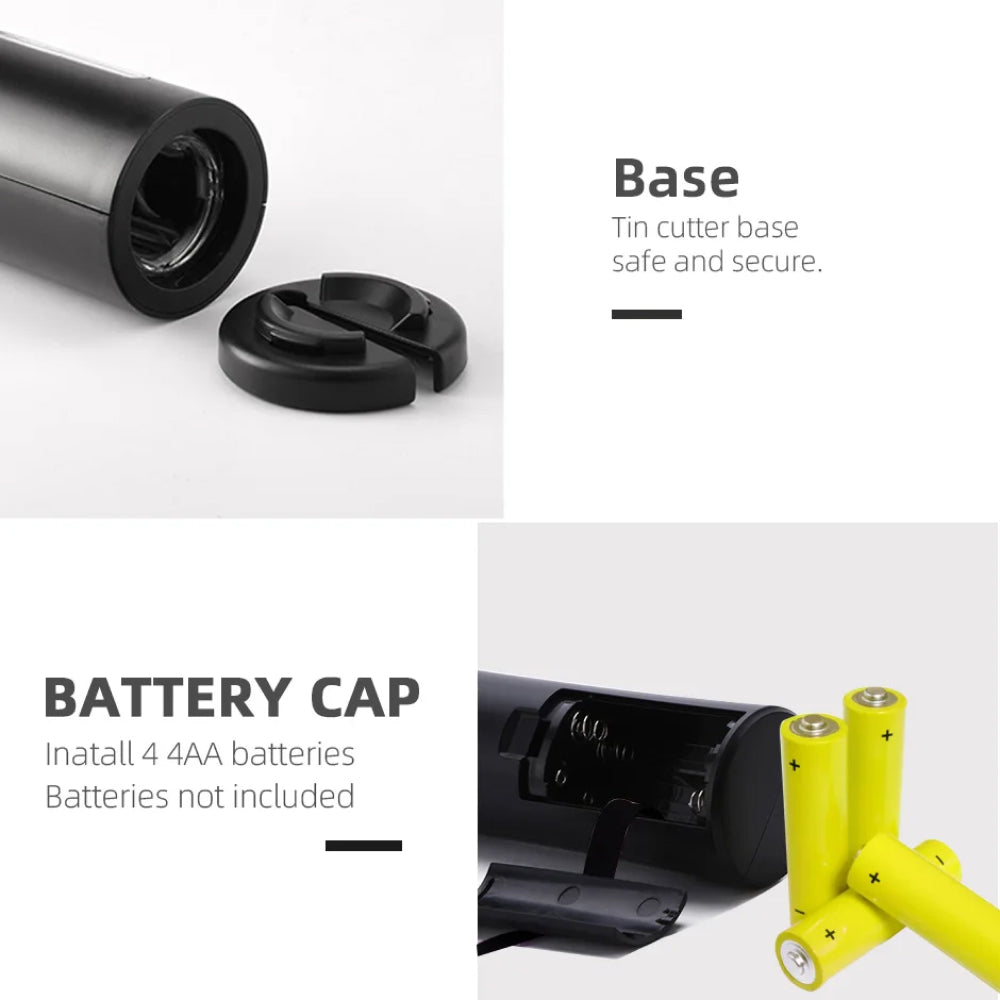 Vinoleap Rechargeable Electric Wine Opener with Foil Cutter