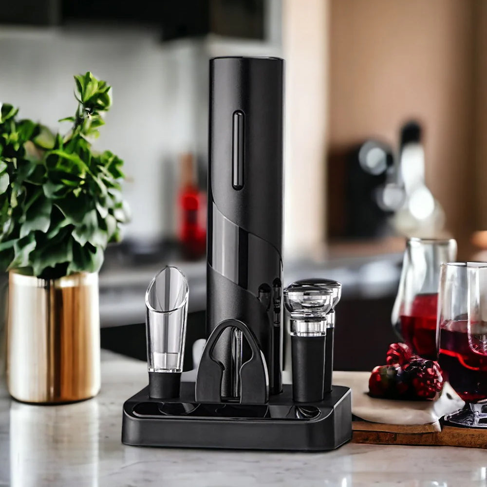 Vinoleap Rechargeable Electric Wine Opener with Foil Cutter