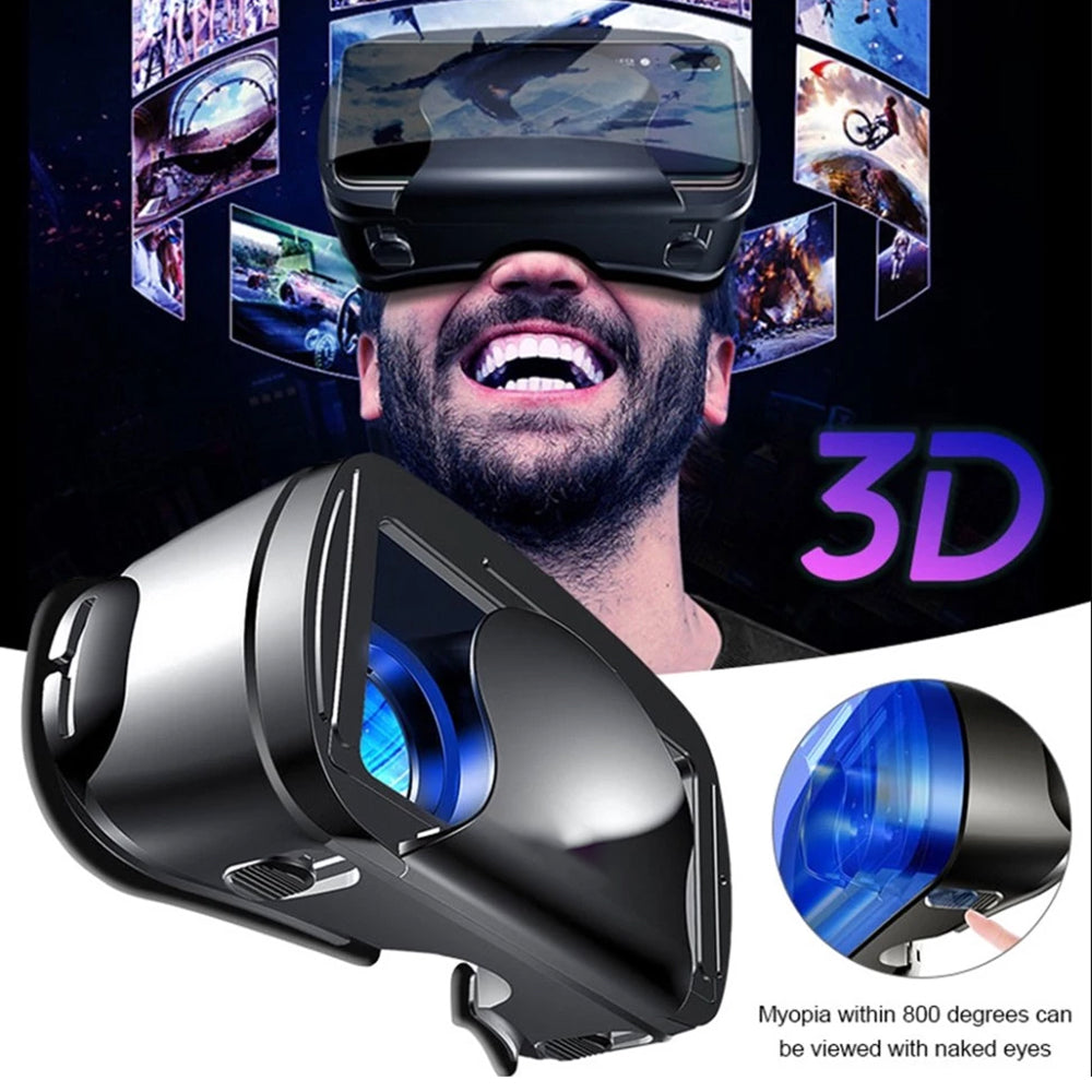 VitualSaw VR Headset with 120-Degree Wide Angle Lens
