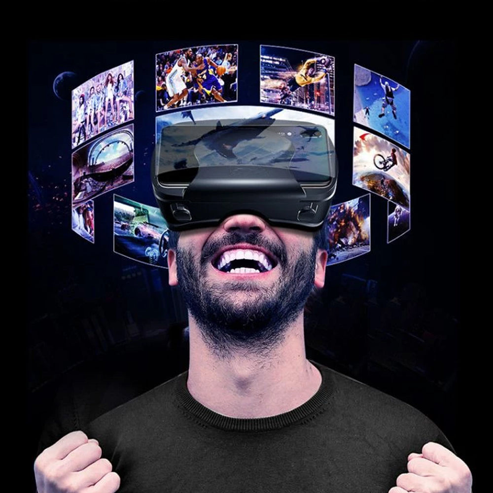 VitualSaw VR Headset with 120-Degree Wide Angle Lens