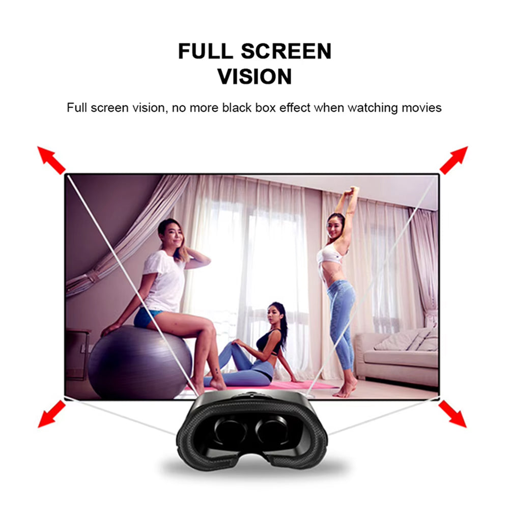 VitualSaw VR Headset with 120-Degree Wide Angle Lens