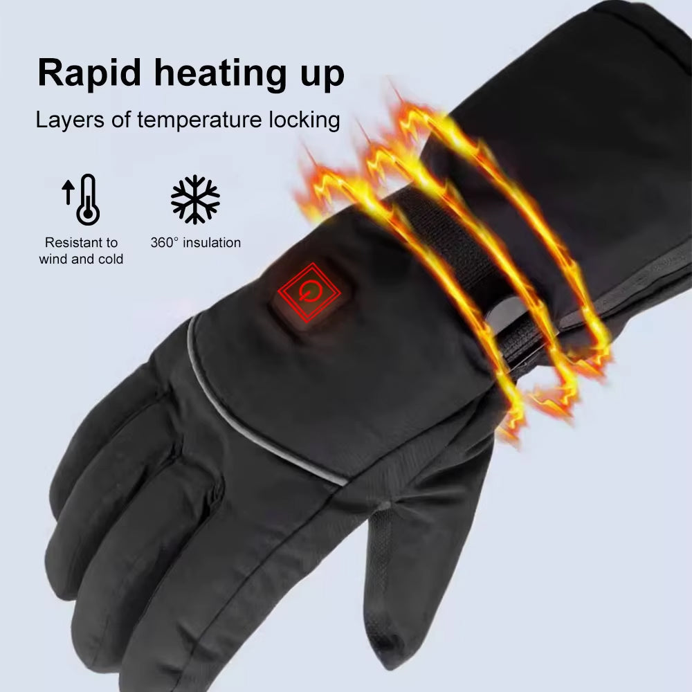 VolcaPox Heated Gloves | 10-Hour Winter Warmth & Touchscreen Support