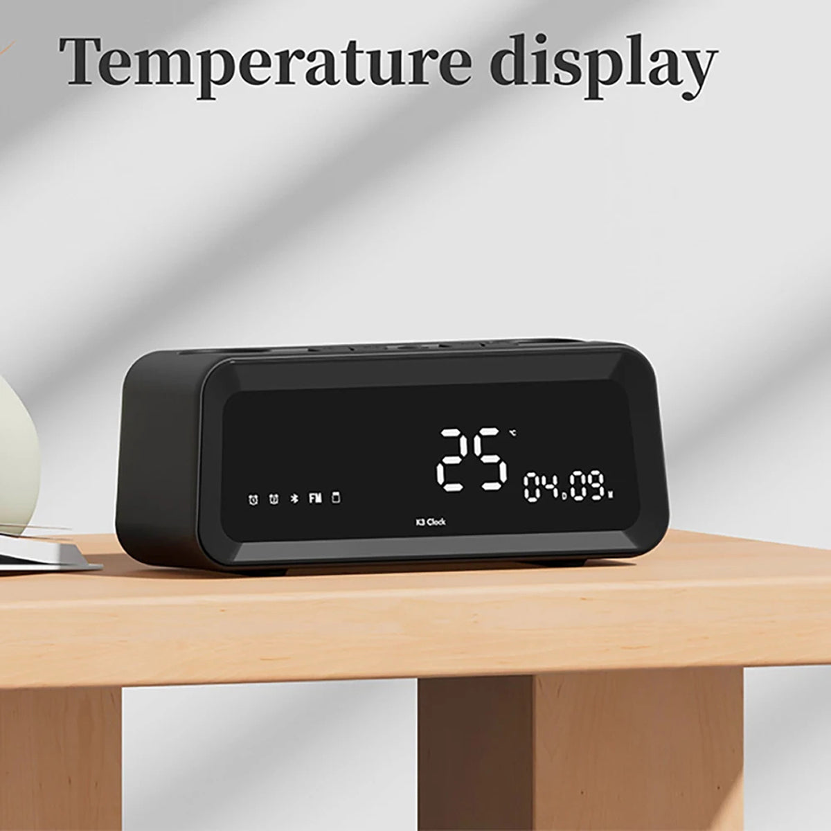 WakeTunex Smart Alarm Clock Radio with Hi-Fi Bluetooth Speaker
