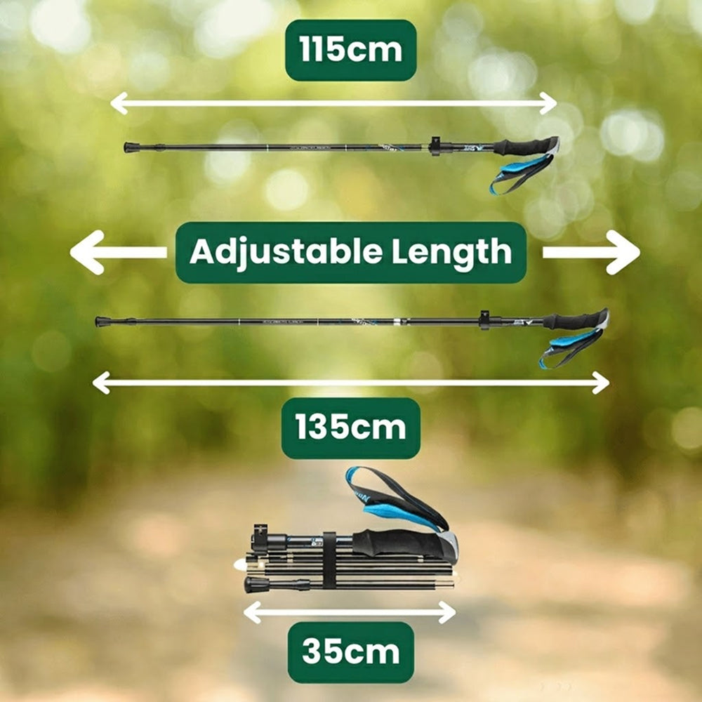WalkiPole Collapsible Trekking Poles