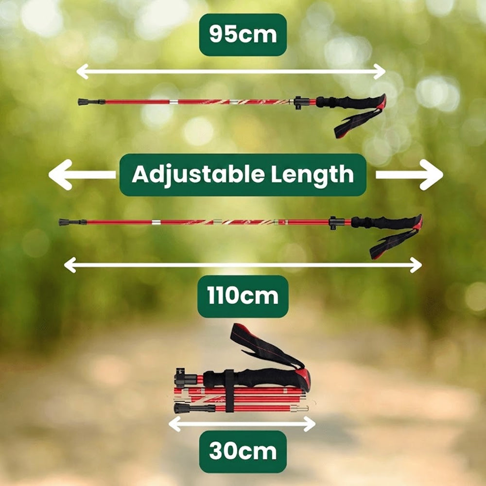 WalkiPole Collapsible Trekking Poles