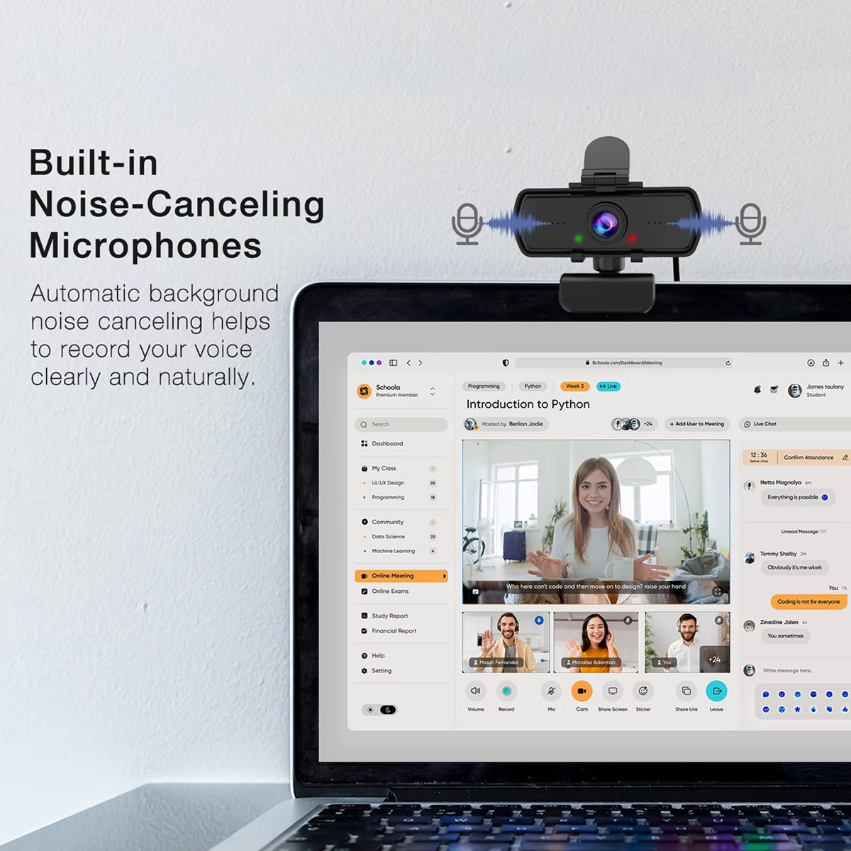 WeStrepot 1440p HD Professional Streaming Webcam