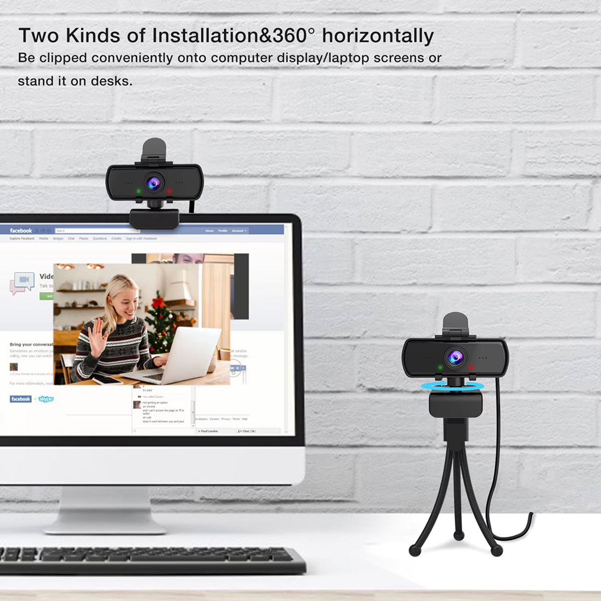 WeStrepot 1440p HD Professional Streaming Webcam