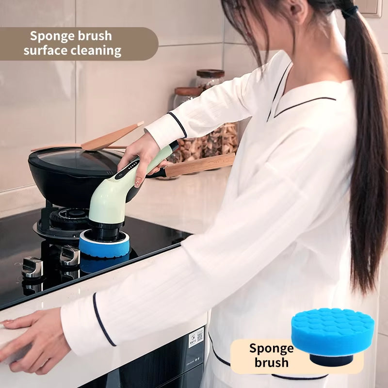 Whirlkle Cordless Electric Spin Scrubber for Deep Bathroom & Tile Cleaning