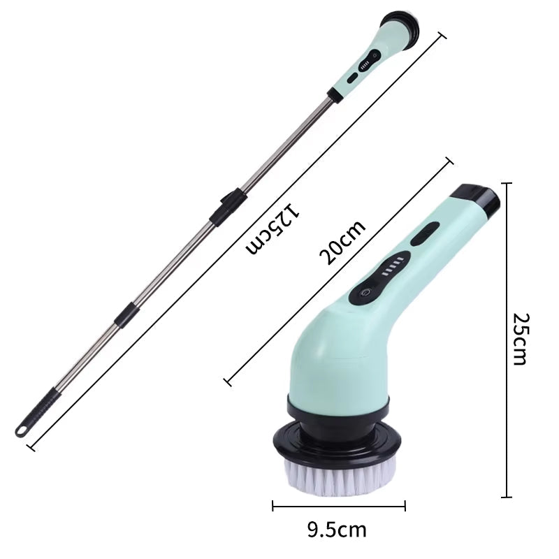 Whirlkle Cordless Electric Spin Scrubber for Deep Bathroom & Tile Cleaning