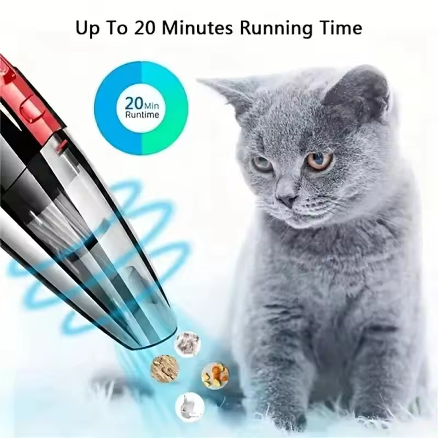 WhistPur 5KPA Cordless Handheld Vacuum for Pet Hair