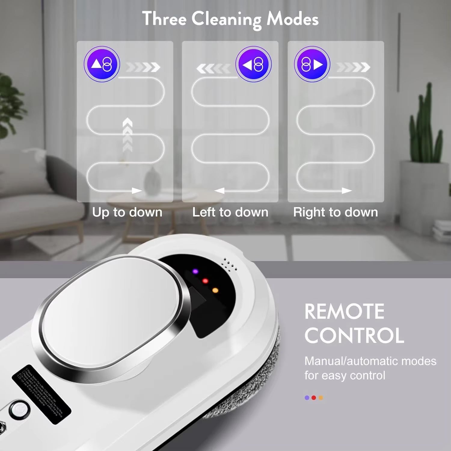 WinoBotto 5600Pa AI-Powered Smart Window Cleaner