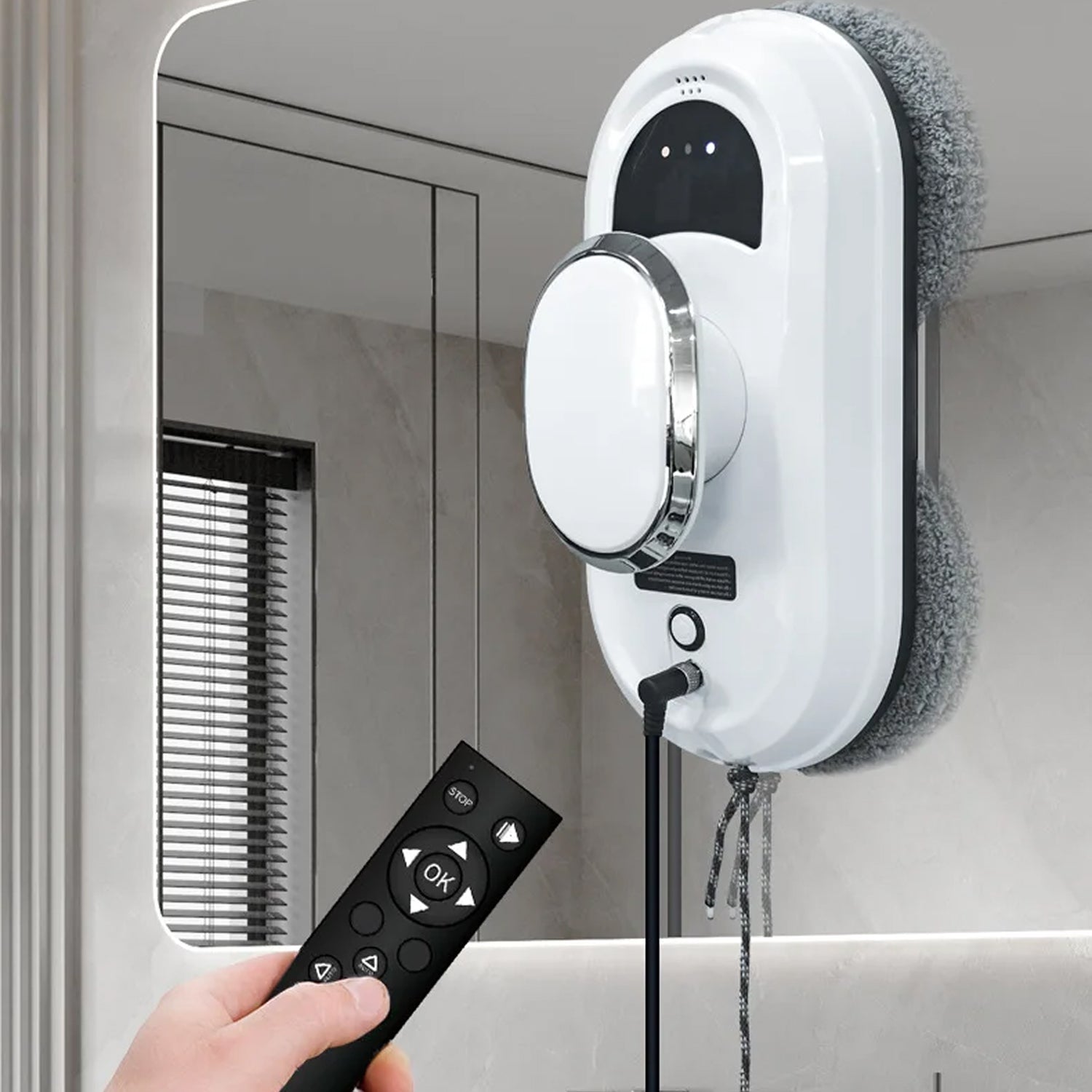 WinoBotto 5600Pa AI-Powered Smart Window Cleaner