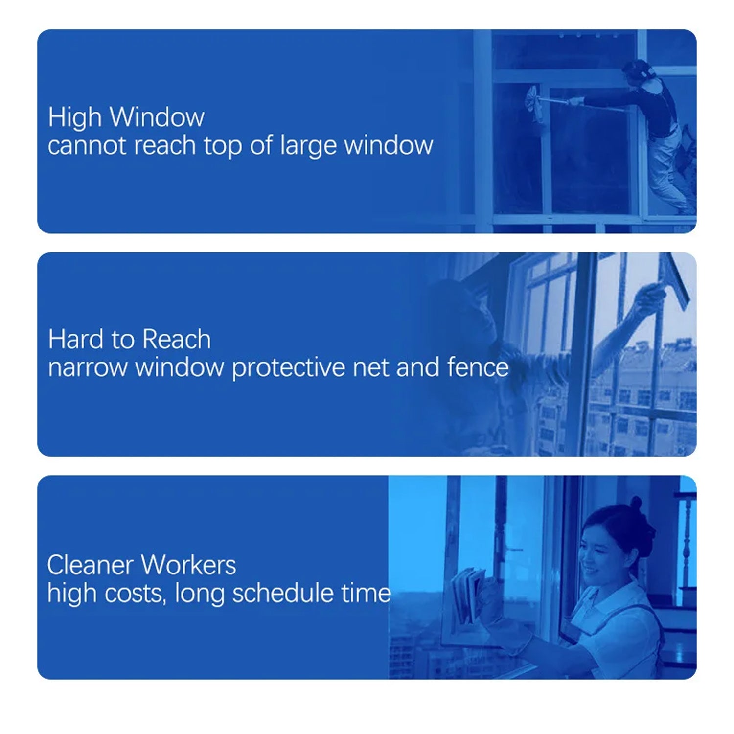 WinoBotto 5600Pa AI-Powered Smart Window Cleaner